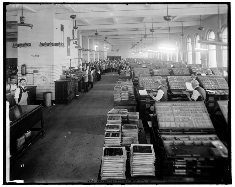 GOVERNMENT PRINTING OFFICE. TYPE SETTING LCCN2016861523