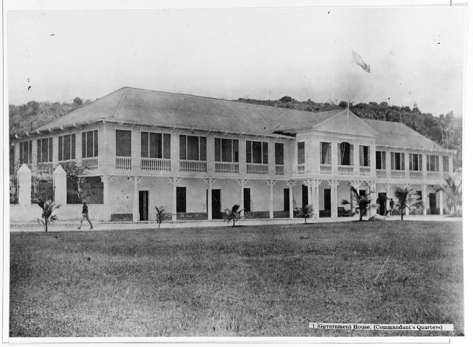 Government House (Commandant's Quarters), Agana, Guam (circa 1906)