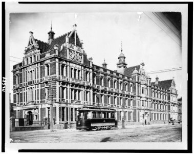 Government railway building in Wellington, New Zealand LCCN95502516 photo