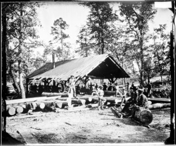 Government saw mill, Lookout Mountain, Tenn - NARA - 528967 photo