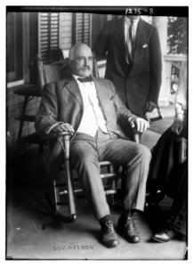 Governor Harmon in rocking chair LCCN2014686384