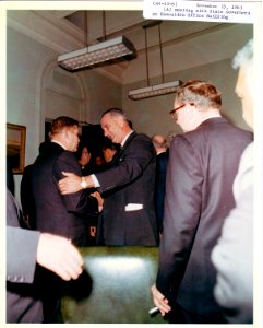 Governors meet LBJ Nov 1963