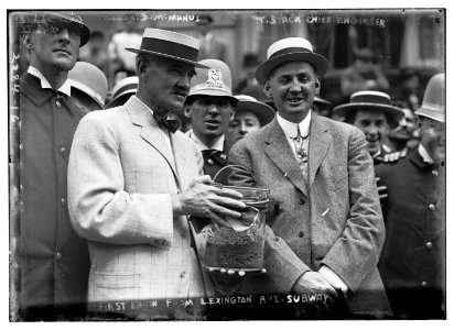 First earth from Lexington Ave. subway, D. McManus & T. Stack, chief engineer LCCN2014689685