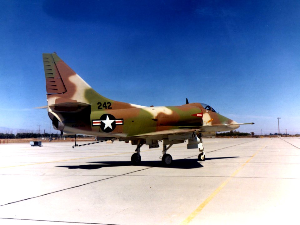 First Douglas A-4H Skyhawk on the ground 1969