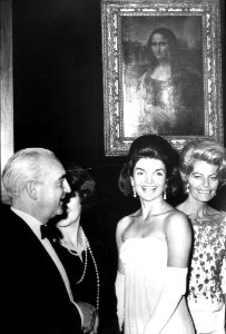 First Lady Jacqueline Kennedy at Opening of Mona Lisa Exhibit photo