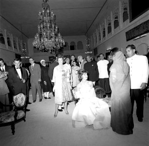First Lady Jacqueline Kennedy Attends Reception in Udaipur, India (3) photo