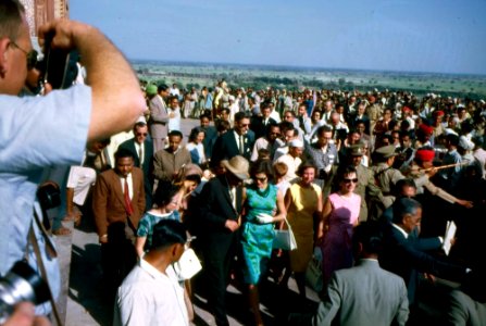 First Lady Jacqueline Kennedy Tours Fatehpur Sikri in India (1) photo