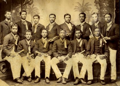 First Graduating Class of the Kamehameha School for Boys, 1891
