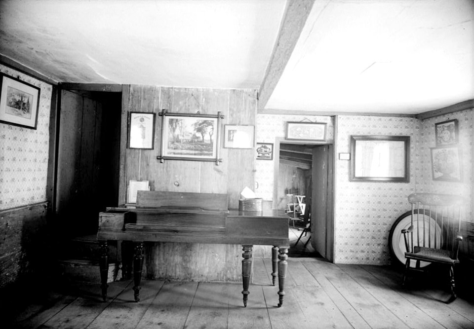 First floor parlor west elevation Fairbanks