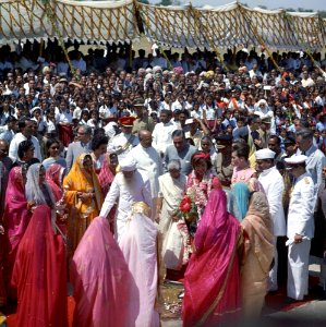 First Lady Jacqueline Kennedy Arrives in Jaipur, India (1) photo