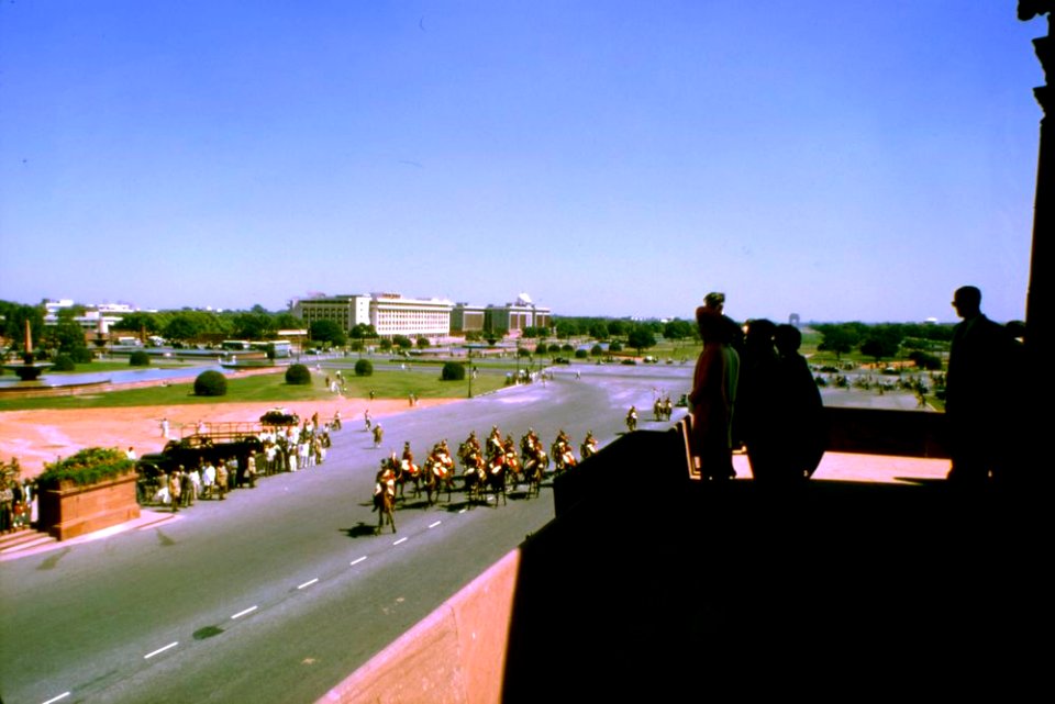 First Lady Jacqueline Kennedy in New Delhi, India