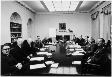 First meeting of the President's National Security Council - NARA - 194279 photo