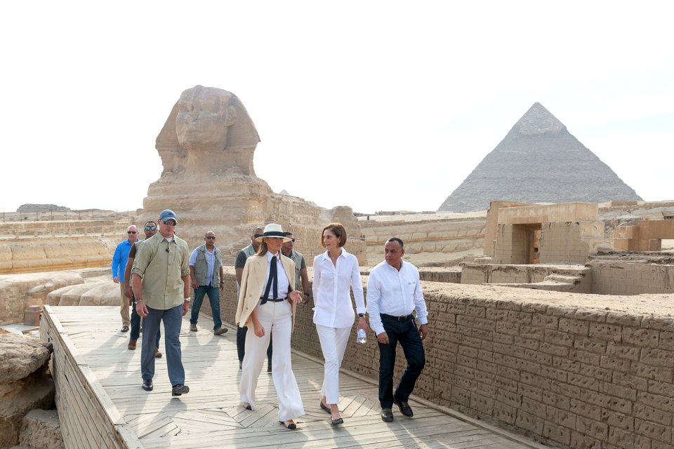 First Lady Melania Trump's Visit to Egypt 10