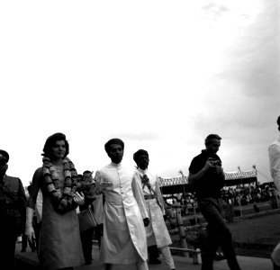 First Lady Jacqueline Kennedy Arrives in Udaipur, India
