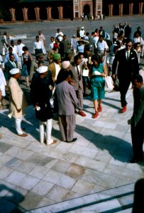 First Lady Jacqueline Kennedy Tours Fatehpur Sikri in India (2) photo