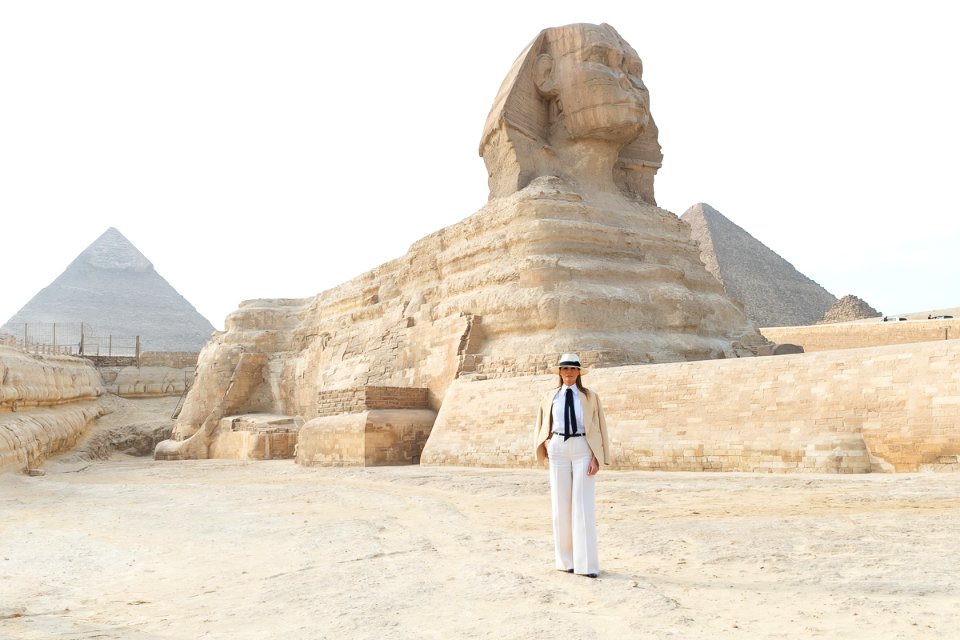 First Lady Melania Trump's Visit to Egypt 12