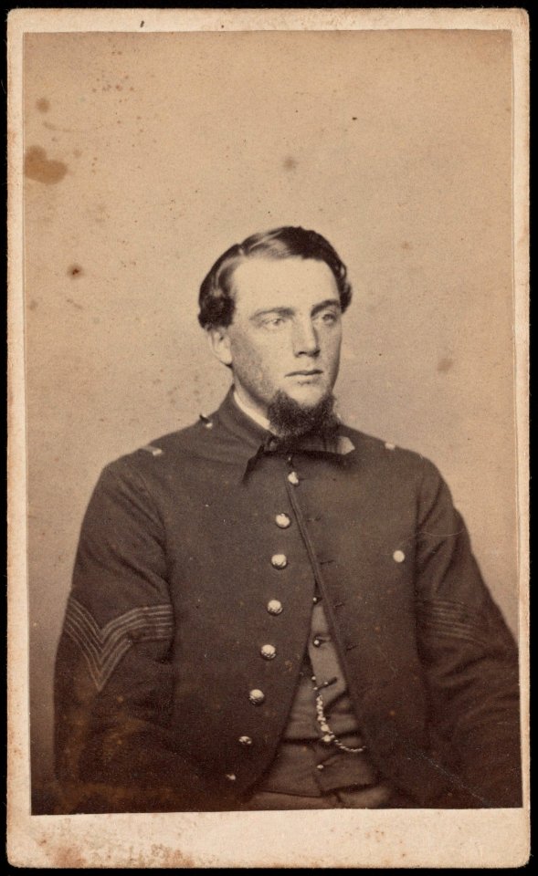 First Sergeant Henry S. Dean of Co. G, 2nd Connecticut Heavy Artillery Regiment in uniform) - Wolff's Gallery, 10 Royal St., Alexandra, Va LCCN2017660628
