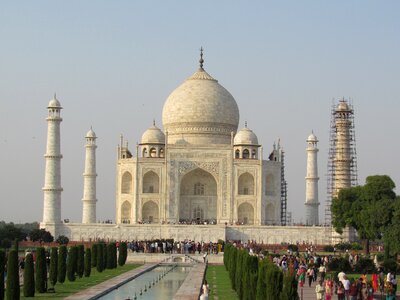 Taj mahal monument india photo