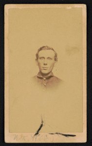 First Sergeant William R. Holmes of Co. A, 36th Pennsylvania Infantry Regiment in uniform) - Bowdoin, Taylor & Co., 204 King, cor. Columbus Street, Alexandria, Va LCCN2017652153
