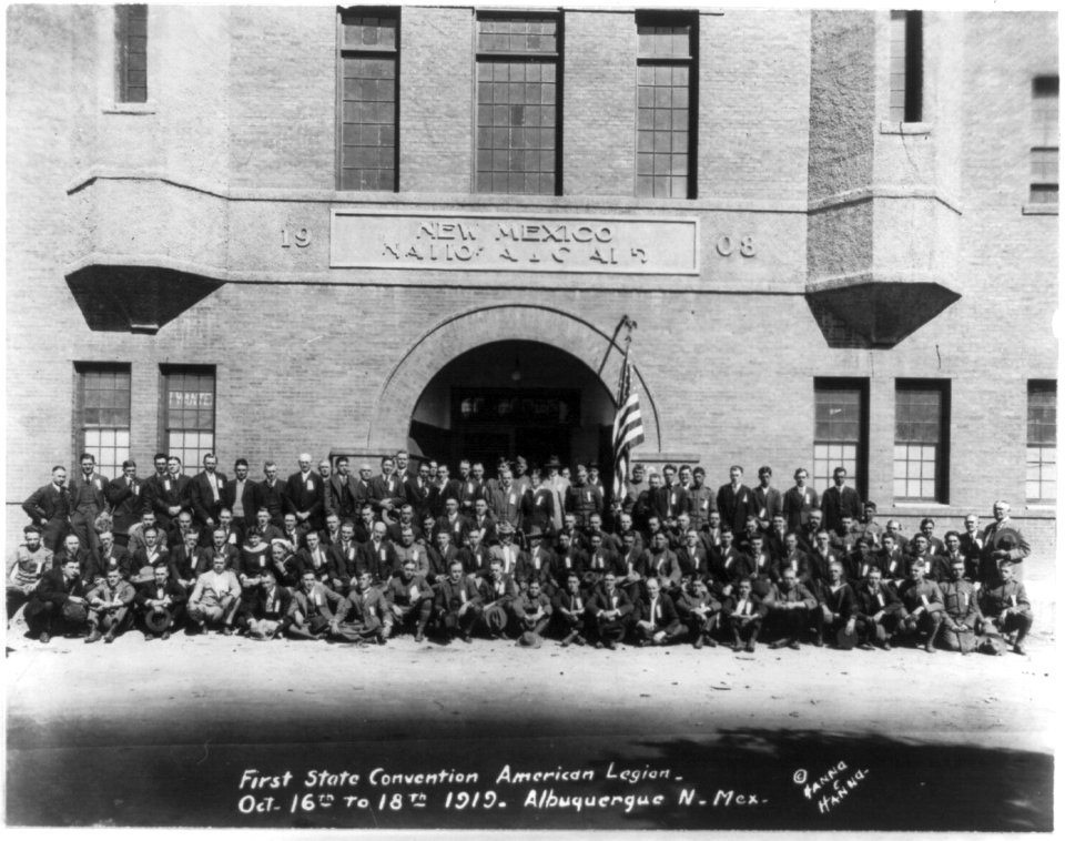 First State Convention of American Legion - October 16 - 18, 1919, Albuquerque, New Mexico LCCN2004674655