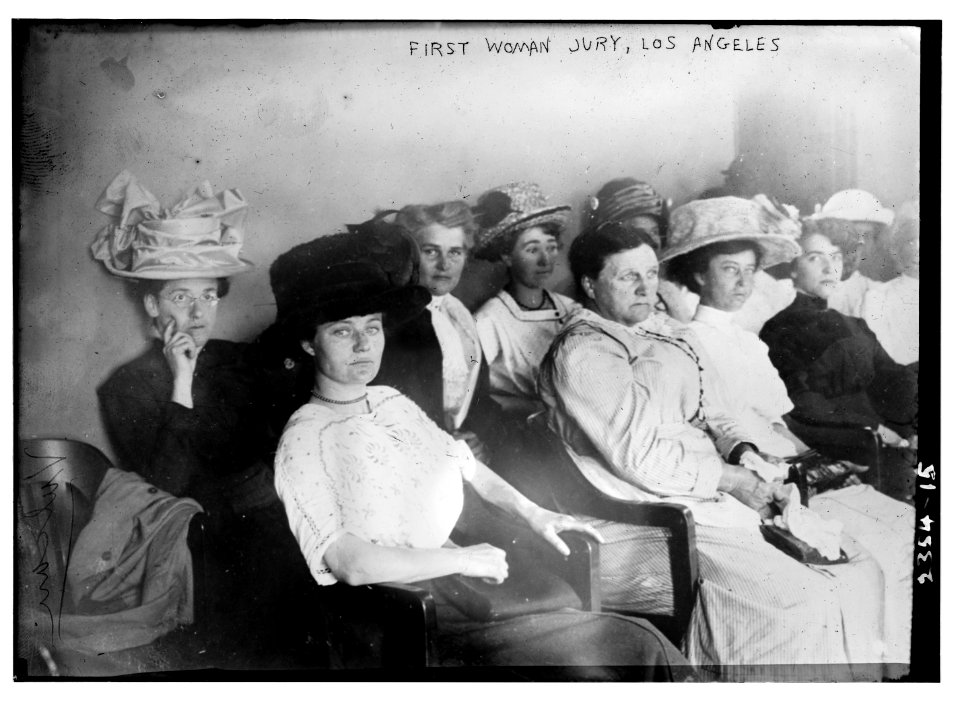 First woman jury, Los Angeles LCCN2014690063