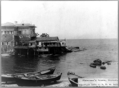 Fisherman's houses, Beyrout LCCN96503336 photo
