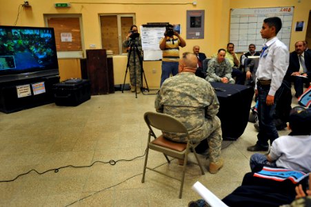 First-ever video conference between Iraqi, U.S. children DVIDS129018