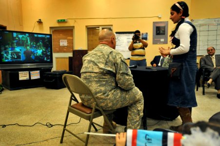 First-ever video conference between Iraqi, U.S. children DVIDS129022