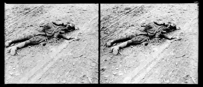 Fismettes. 14-9-18. Cadavre allemand - Fonds Berthelé - 49Fi1209