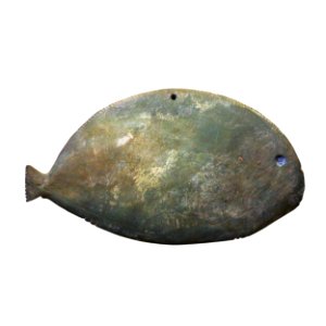 Fish-shaped kohol palette-D 1048-P5300428-white