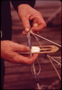 Fisherman-mends-a-net-at-st-helens-on-the-columbia-river-041973 4272346530 o