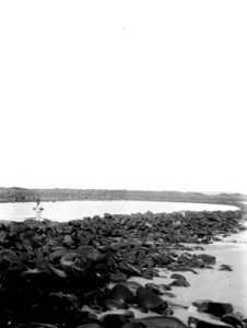 Fiskegård av sten. Pearl Islands. Panama - SMVK - 004157