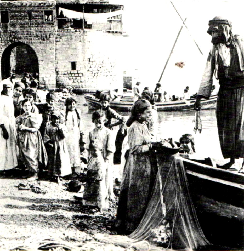 Fishermen At Tiberias, Underwood & Underwood Publishers