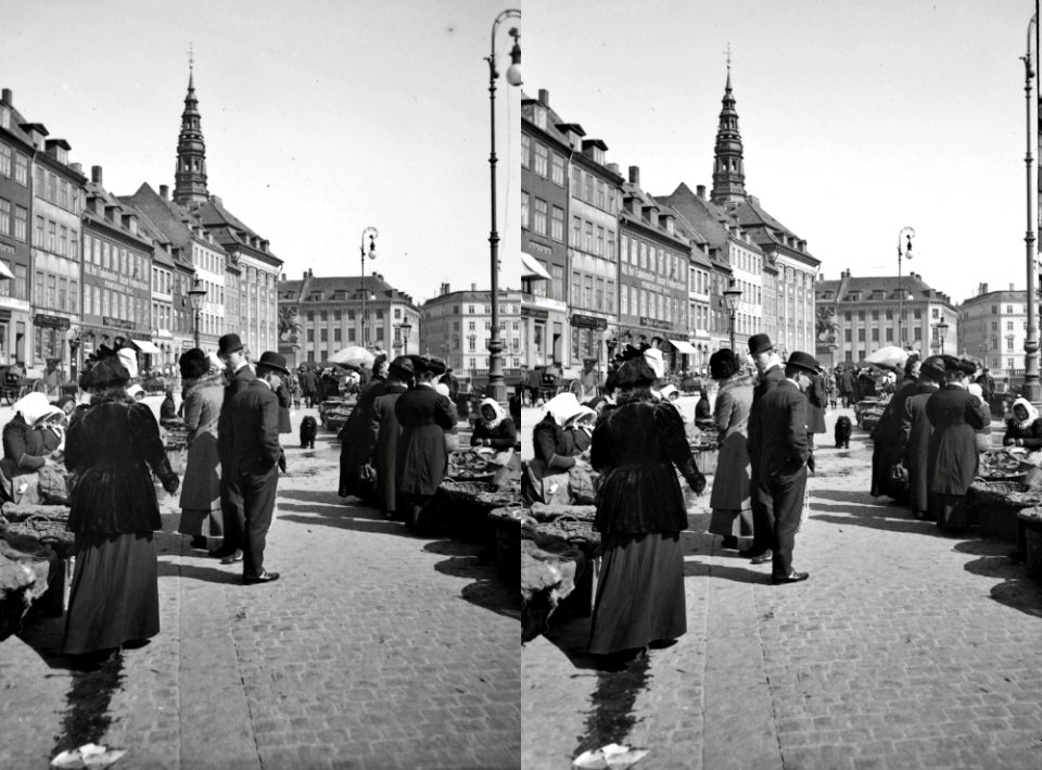 Fiskekoner ved Gammel Strand, 1901-1922