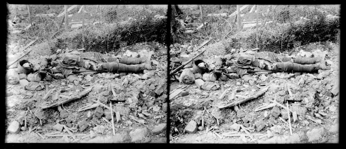 Fismettes. 14-9-18. Cadavre allemand - Fonds Berthelé - 49Fi1208