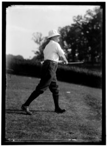FITZGERALD, JOHN J., REP. FROM NEW YORK, 1899-1917. PLAYING GOLF LCCN2016867391