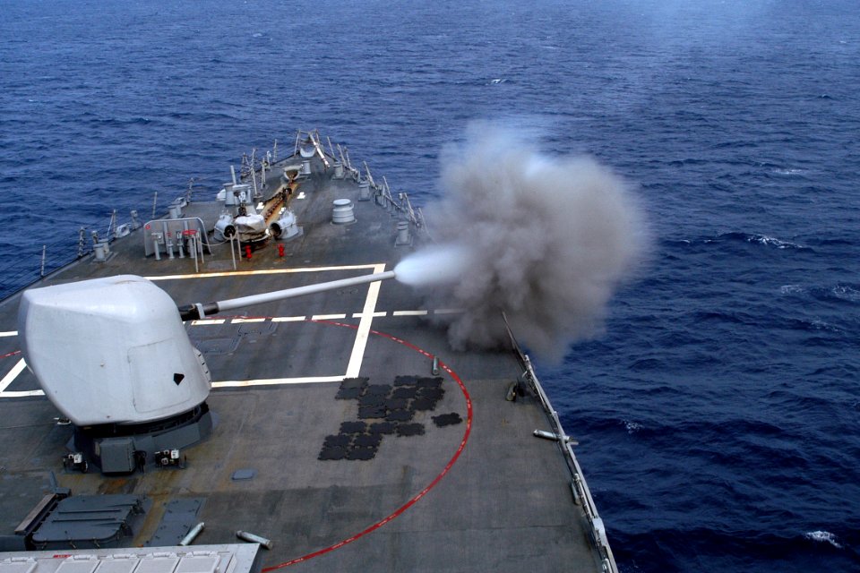 Five-inch gun system