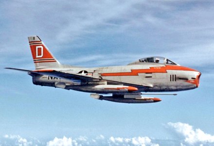 FJ-3M VF-121 in flight 1957
