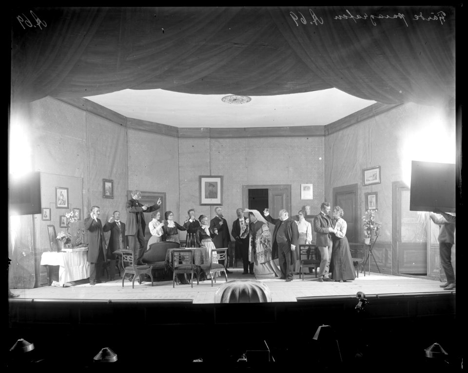 Fjärde paragrafen, Svenska teatern 1905. Föreställningsbild - SMV - SvT088