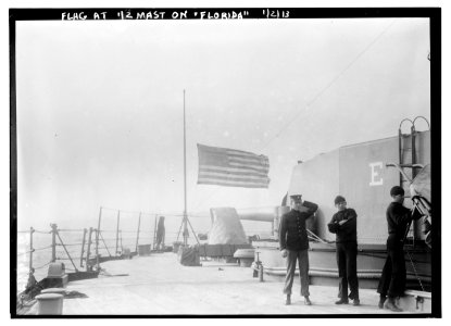 Flag at 1-2 mast on FLORIDA 1-13 LCCN2014691335