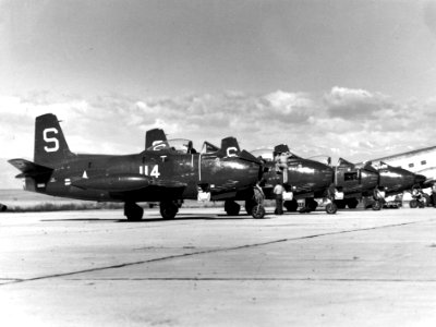 FJ-1 Furies of VF-5A at NAS Denver c1949