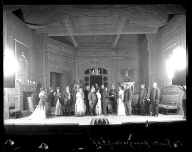 Fjärde paragrafen, Svenska teatern 1905. Föreställningsbild - SMV - SvT087