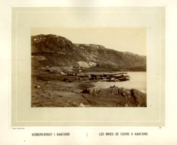 Fjellandskap med kobberverket i Kåfjord i Troms - Norsk folkemuseum - NF.15006-140