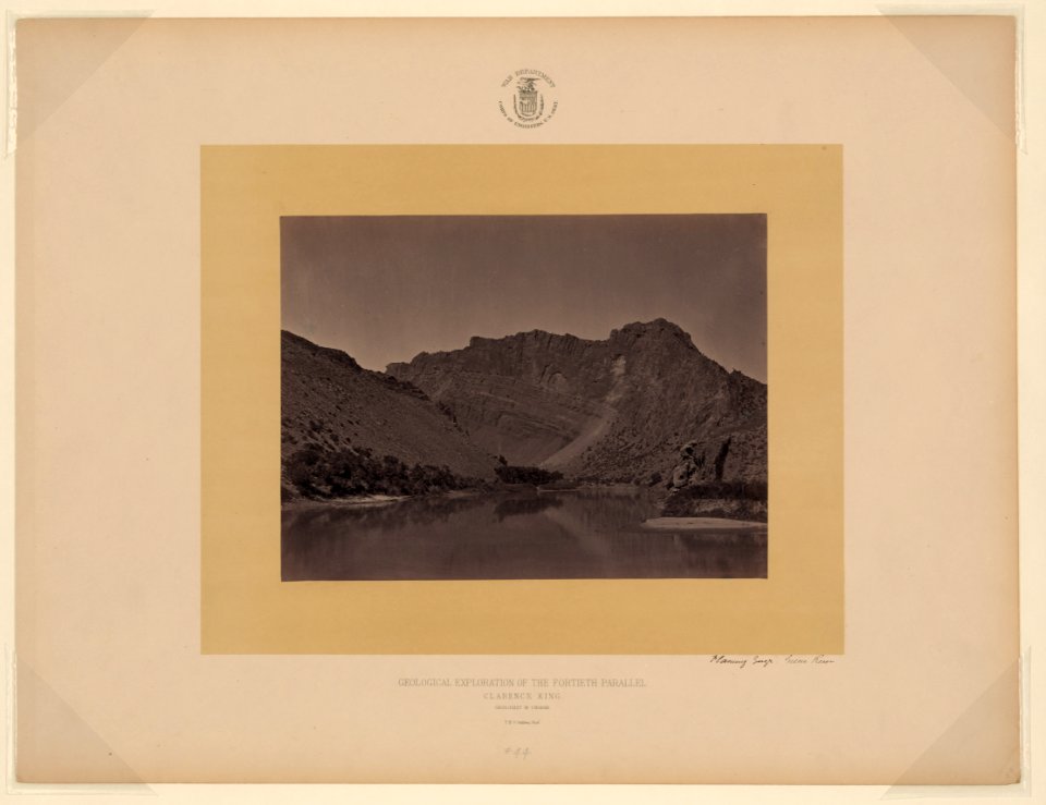 Flaming Gorge, Green River (Utah) - T. H. O'Sullivan, phot. LCCN2006677749