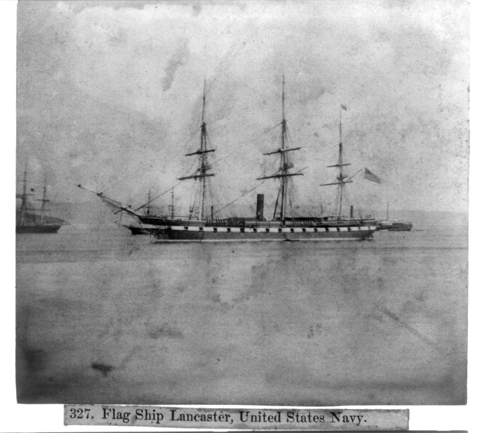 Flag ship, LANCASTER, U.S. Navy LCCN2002724194