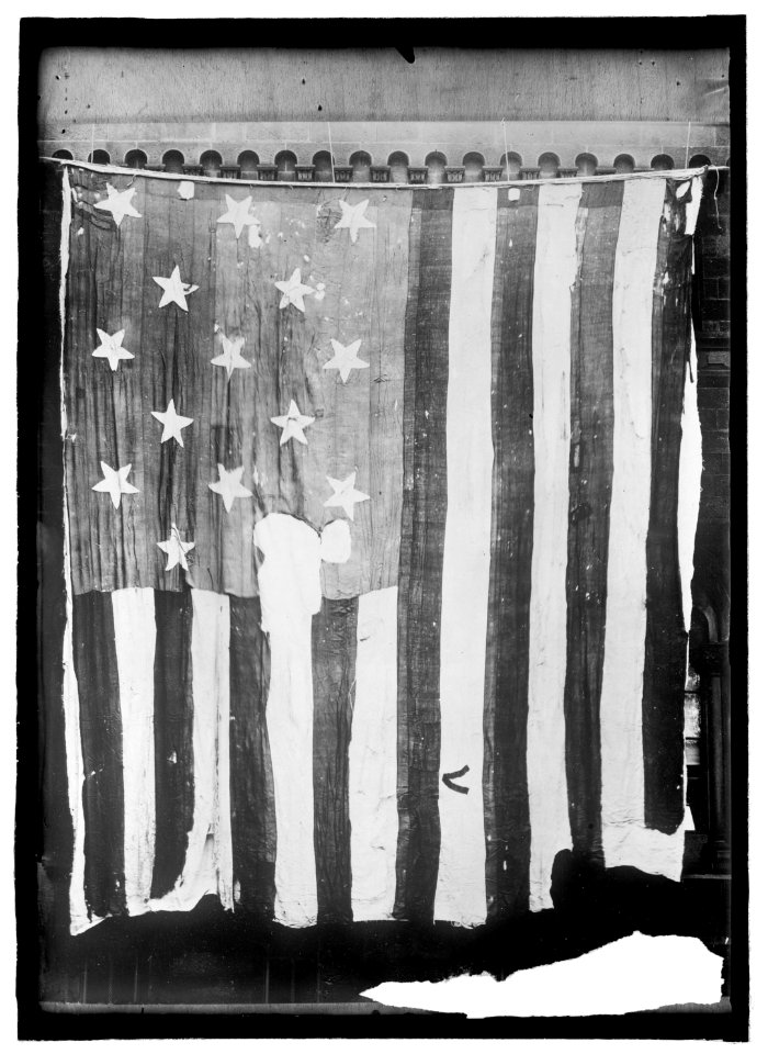 Flag which floated over Fort McHenry, (...) star, June 4-14 LCCN2016844685