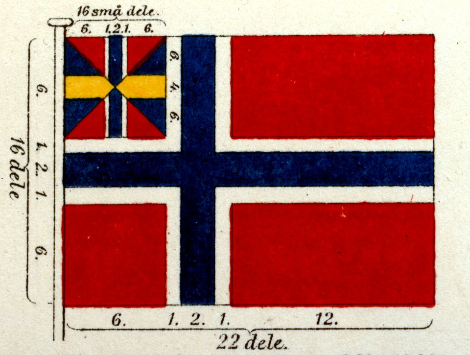 Flagga, Utställning Brödrafolkens väl, år 2005 - Livrustkammaren - 13931