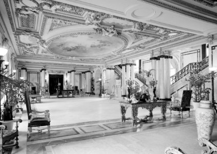Flagler Whitehall Main Hall BW
