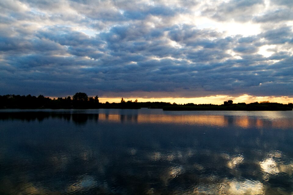 Mirroring reflection landscape