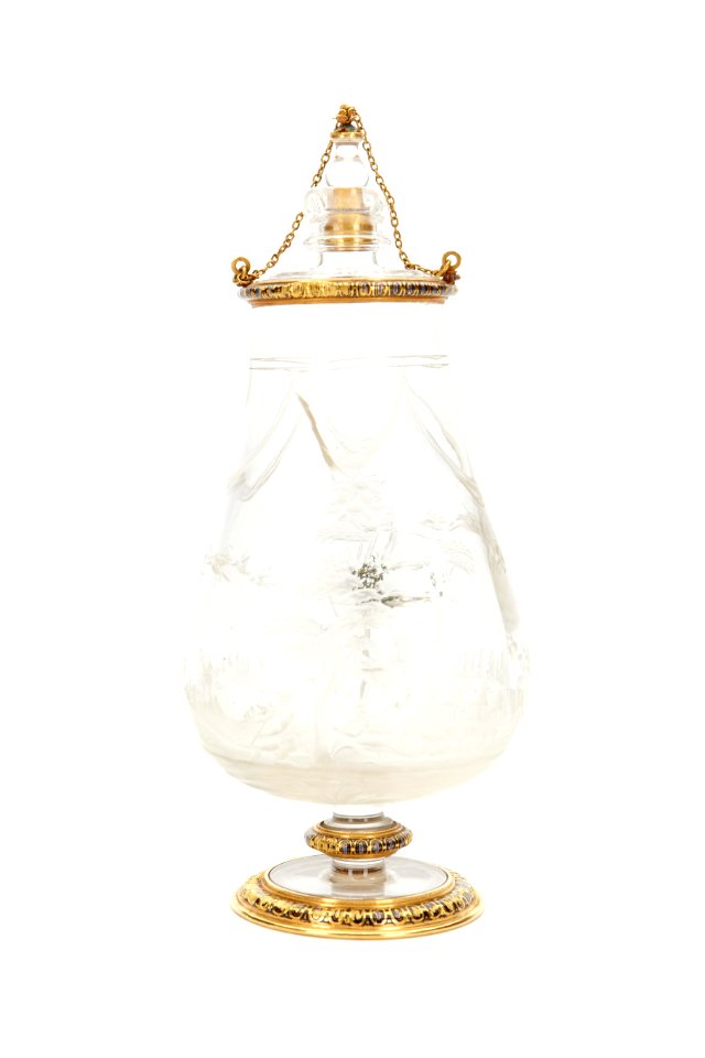 Flaska med propp, av bergkristall - Skoklosters slott - 92127